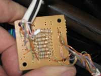 Water Methanol Injection Control panel led resistor pcb