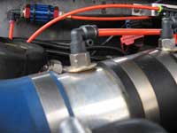 Injector mount closeup